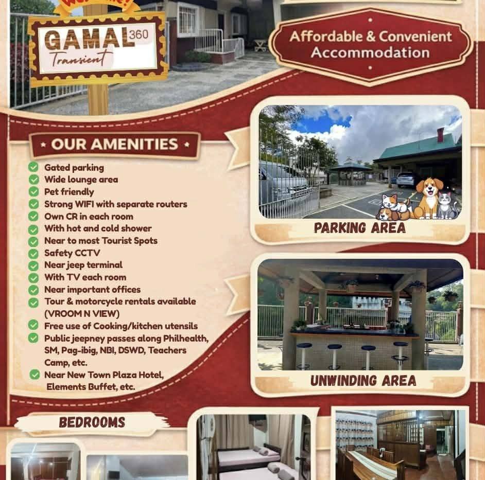 Gamal360 Baguio Transient Near Tourist Spots