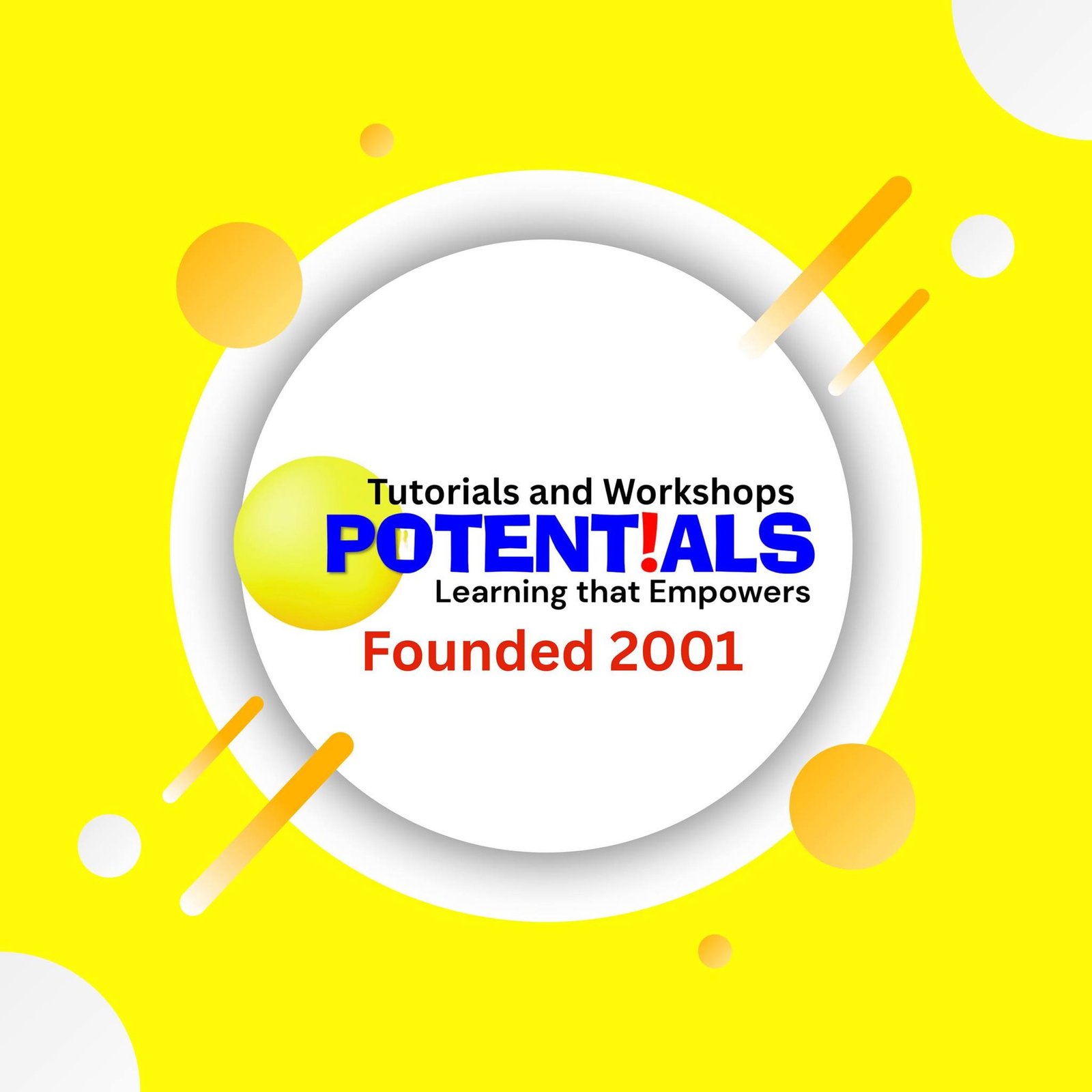 Potentials Tutorials and Workshops