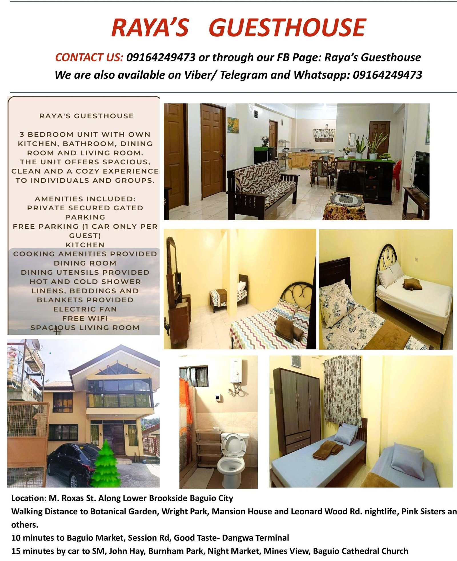 Raya's Guesthouse- Baguio City